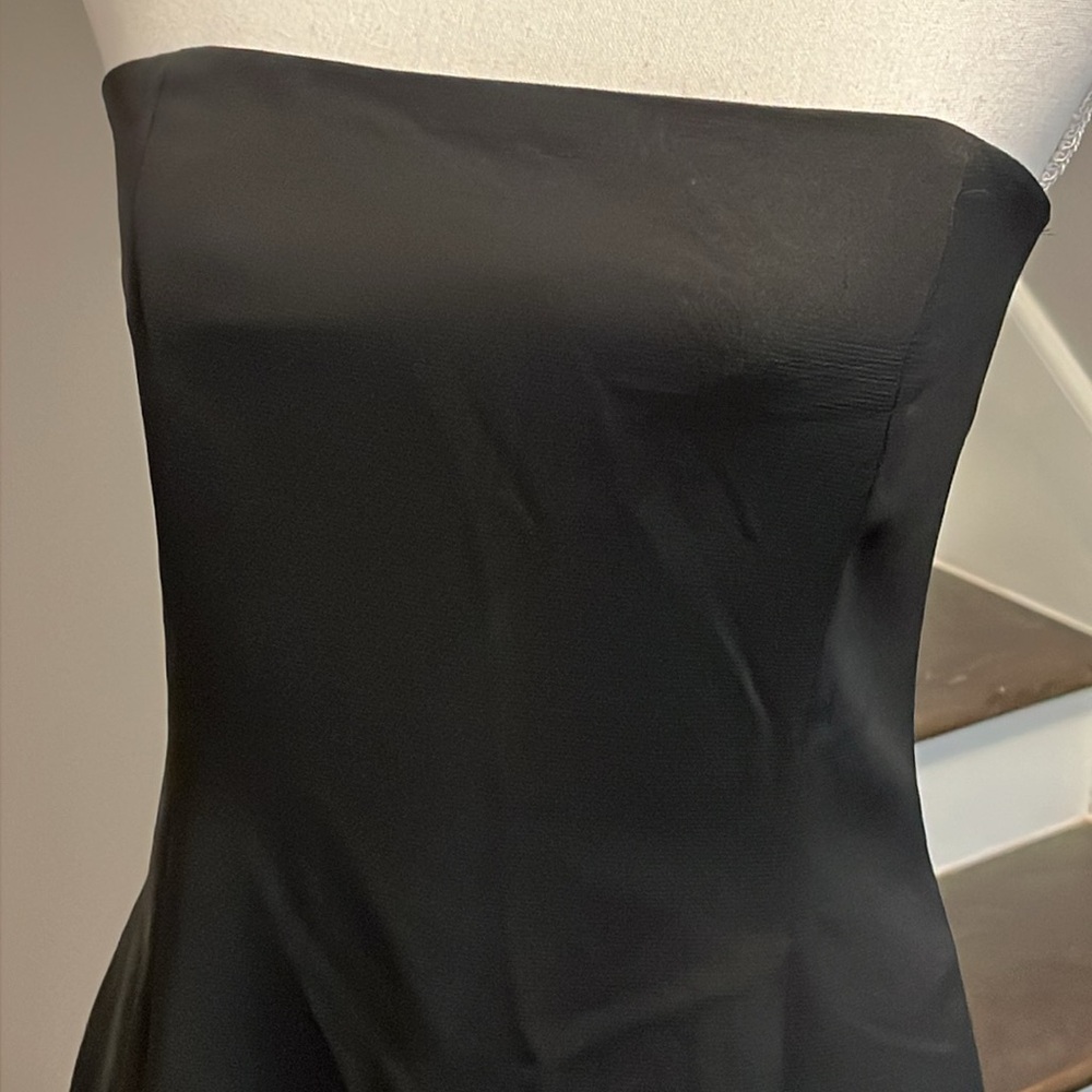 Hugo Buscati Collection Black Cocktail Dress at its finest Sexy yet classy sz 10 - Picture 2 of 14